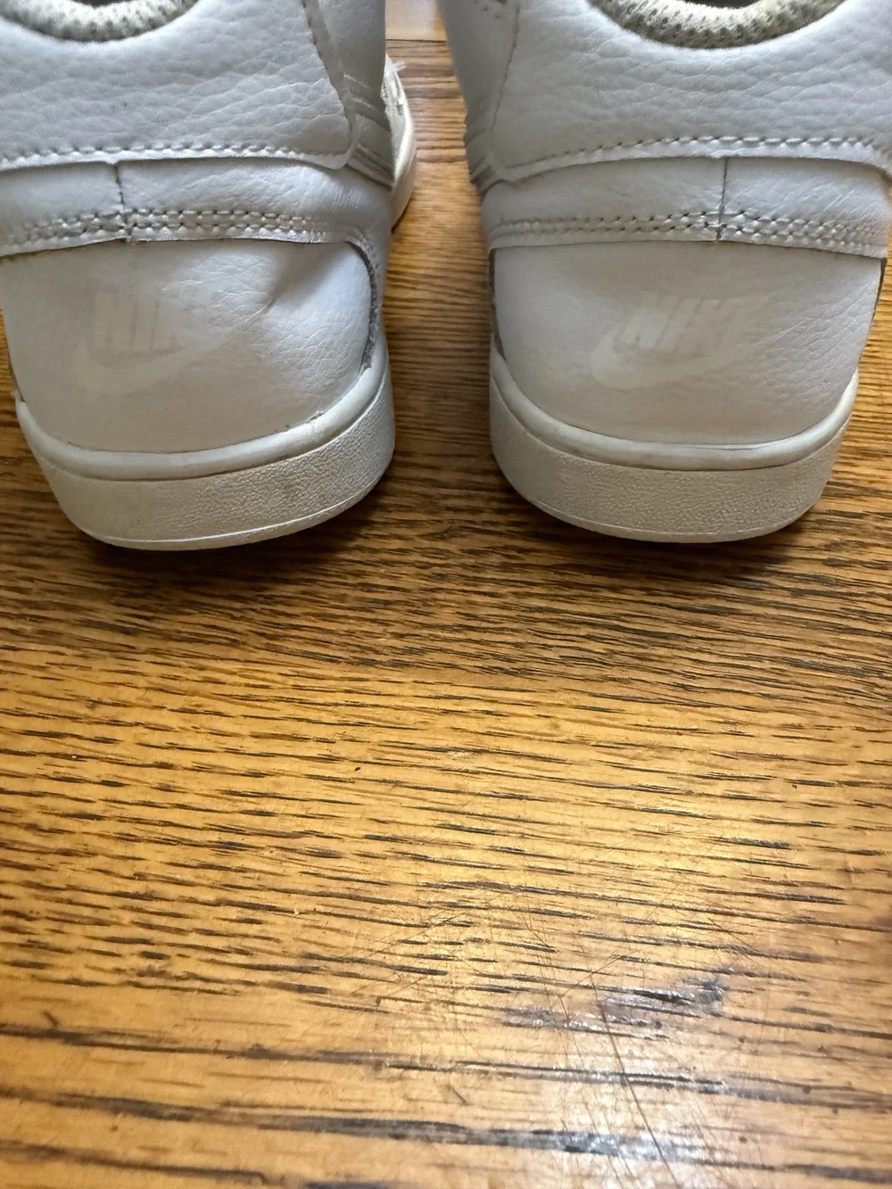 Nike Court Borough Mid Shoes Mens Size 6.5Y High Top Leather 615158-109 Sneakers